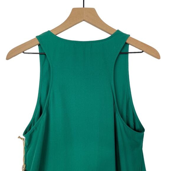 NEW Leith Tank Top Tunic Racerback Tunic Green Womens Size‎ Large - Picture 7 of 8
